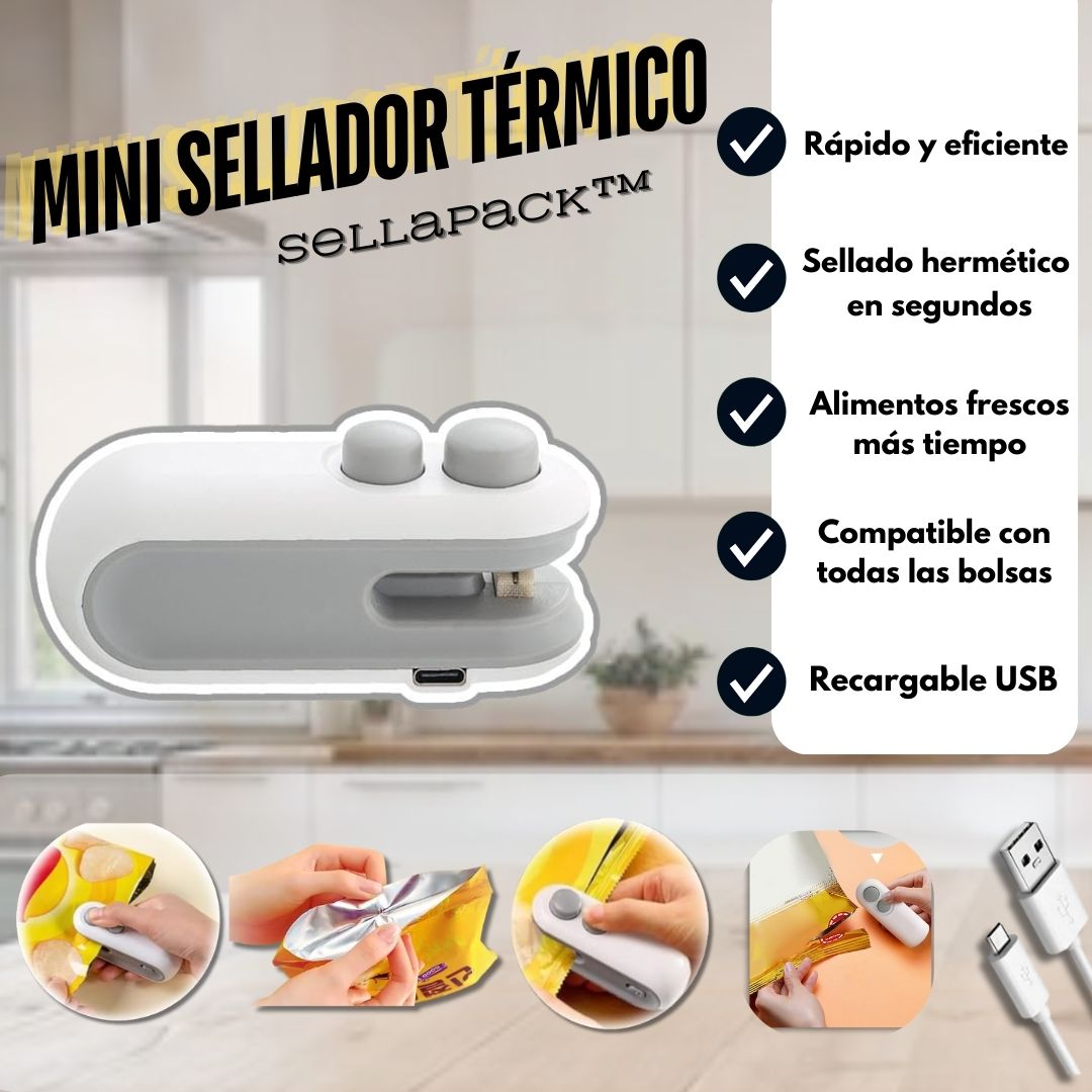 SellaPack™ - ¡Adiós bolsas abiertas!