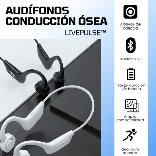 Audífonos de Conducción Ósea - LivePulse™